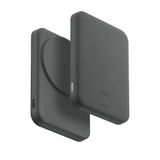 Powerbank 5000 Mah Lexa Vegan Deri Slim 20W Hızlı Şarj Pocketslim™ Magsafe Özellikli Şık Tasarım - Yeşil