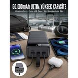 Powerbank Çoklu Şarj Girişi 50.000 Mah Taşınabilir Dijital Göstergeli (Kopya)