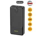 Powerbank Dudao K10pro 2.4a 20000mah 2 X Usb-a - Siyah
