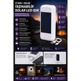 #Powerbank Güneş Enerjili Kamp Tipi Fenerli Yüksek Kapasiteli Taşınabilir Solar Led Powerbank