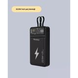Powerbank Hızlı Şarj 10000 Mah Dahili Kablo Yeni Nesil - Lisinya