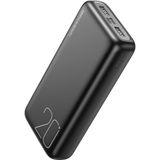 Powerbank, Li-Polimer Pil, Çift Giriş Portlu, Usb-A Çıkışlı, LED Şarj Göstergesi, Taşınabilir (Siyah, 20000MAH PR183) - Standart - Çok Renkli