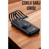 Powerbank Taşınabilir 10.000 Mah Hızlı Şarj Dijital Göstergeli - Lisinya - 001-Renkli