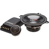 Powerbass 13CM Component Hoparlör - Powerbass S-50C 13CM Hoparlör + Tweeter + Crossover Komponent Hoparlör Seti