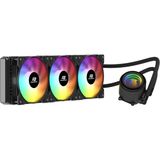 PowerBoost Circle 360B Rainbow Fanlı Siyah İşlemci Sıvı Soğutucu