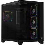 PowerBoost PB-C9025B ARGB Fanlı Siyah 750 W ATX Gaming Bilgisayar Kasası