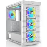Powerboost Pb-Gr222bw Full-Tower Usb3.0 Tempered Glass 7Xargb Fan Beyaz (Psu Yok) Gamıng Kasa
