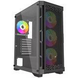 Powerboost Pb-Ps7840b 600W Usb 3.0 Atx Mesh Rainbow Fanli Gaming Siyah Kasa