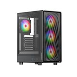 Powerboost Pba5065b-650W 80+ Bronze 4*Argb Fan Mesh Usb 3.0 Mid-T Atx Gaming Siyah Kasa