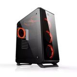 Powerboost Vk-G3903s Full-Tower Usb3.0 Tempered Glass 6Xhalo Rgb Fan Siyah (Psu Yok) Gamıng Kasa