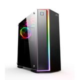 Powerboost Vk-G3906s Atx Usb3.0 Raınbow Rgb Fan Strıp Siyah (Psu Yok) Gamıng Kasa