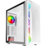 Powerboost VK-P1882BW 650W 80+ USB 3.0, Atx Mesh, Fixed Rainbow Fan Beyaz Kasa