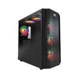 Powerboost X58RGB Gamıng Mıd-Tower Pc Kasası - Siyah - Beyaz