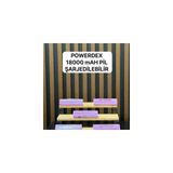 Powerdex 18000 mAh Lityum Kimyası Şarjlı Pil 18650 Tipi Yüksek Performans
