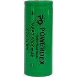 Powerdex 26650 3.7V 6000 Mah Li-Ion Şarjlı Pil