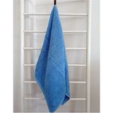 Powerdex Mavi Spor Fitness Kuaför Berber Havlusu 45X90 cm %100 Pamuklu Leke Tutmayan Özellik 195 gr - 45 x 90 cm