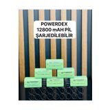 powerdex Pd-12800 Mah 3.7v Yedek Pil Pd-10200 Profesyonel Orijinal Pili 1 Adet