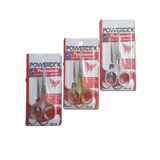 POWERDEX PD-18 Profesyonel Kaş ve Bıyık Makası, Paslanmaz Çelik
