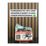 powerdex Pd-1872 Sensörlü 30w 2400 Lümen Şarjlı Kafa Feneri (YENİ)