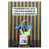 powerdex Pd-2072 15w Zoomlu % Sensörlü Kafa Feneri