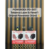 Powerdex PD-507 Şarjlı Lazerli El Feneri Yüksek Işıklı USB Şarjlı Su Geçirmez Mini Projektör Fener - Siyah - 8 W