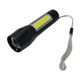 Powerdex PD-5568 Plus USB Şarjlı Mini El Feneri Siyah Renkli LED Ampul Özellikli