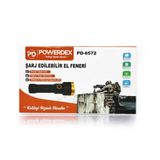 PowerDex PD-6572 2800 Lümen LED Şarjlı El Feneri