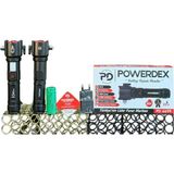 Powerdex PD-6699 El ve Kamp Feneri | 20W, 2000 Lümen, 6000MAH Batarya, Su Geçirmez, Çok Fonksiyonlu - Siyah - Kırmızı - 20 W