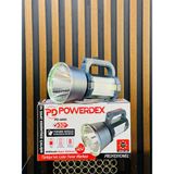 Powerdex PD-6800 Gri Yüksek Güçlü Güneş Enerjili Projektör El Feneri