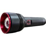 Powerdex PD-6900 Zoomlu El Feneri 20W 2000 Lümen LED Ampul ile Yağmur Suyuna Dayanıklı Şarjlı