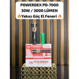Powerdex PD-7000 30W 3000 Lümen Profesyonel El Feneri Yüksek Güçlü LED Alüminyum Alaşım Malzeme Özellikleri
