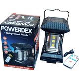 Powerdex PD-730 Kamp Lambası Solar Enerjili Güneş Enerjisi ile Çalışan Hareket Sensörlü - Siyah