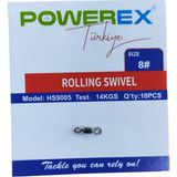 Powerex 8 No. Paketli Bilyeli Ikili Fırdöndü 10LU Paket