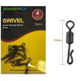 Powerex Quick Change Swivel Hızlı Değişim Fırdöndüsü No:4 (10 Adet)