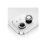 Powerfox For Apple Iphone 11/12 Swarowski Taşlı Siyah Kamera Lens Koruyucu