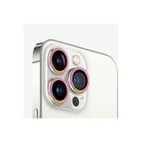 Powerfox iPhone 11/12 Uyumlu Gökkuşağı Simli Kamera Lens Koruyucu, 2'li Set, Şeffaf
