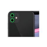 Powerfox Iphone 11/12/12 Mini Uyumlu Fosforlu Kamera Lens Koruyucu(2'Li Set) Neon Yeşil