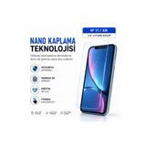 Powerfox iPhone 11/XR Uyumlu Cam Karışımlı Nano Cam Ekran Koruyucu | 9H+ Çizilme Direnci | Yüksek Dokunmatik