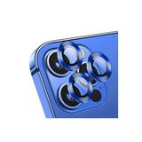Powerfox iPhone 12 Pro Uyumlu Kamera Lens Koruyucu, 3'lü Set, Mavi, Şeffaf