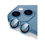 Powerfox iPhone 13/13 Mini Uyumlu Kamera Lens Koruyucu, 2'li Set, Şeffaf, Mavi