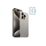 Powerfox iPhone 15 Pro/15 Pro Max Uyumlu Tam Kaplayan Blok Kamera Lens Koruyucu, Şeffaf