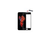 Powerfox iPhone 6/7/8/SE 2020 ile Uyumlu Siyah Toz Filtreli Tam Kaplayan Ekran Koruyucu