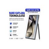 Powerfox Samsung S24 ULTRA Uyumlu Cam Karışımlı Nano Cam Ekran Koruyucu | 9H+ Çizilme Direnci | Yüksek Dokunm