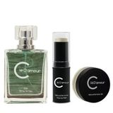 Powerful Scent (TURUNÇGİL/BAHARAT) Men - 3 Lü Erkek Parfüm Seti 100 ml - Vegan