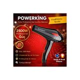 POWERKİNG 2500W profesyonel turbo saç kurutma fön makinesi