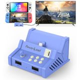 PowerLead Nintendo Switch için anahtar yerleştirme istasyonu, taşınabilir HD anahtar yerleştirme istasyonu, Nintendo Switch/OLED, HDMI ve Type-c bağlantı noktası, retro arcade tarzı için anahtar şarj
