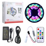 Powerlux Animasyonlu Pixel Şerit Led - Rgb Silikonlu 5M
