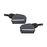 Powermaster 1.2 Metre Poşetli 7 Mm Siyah Scart Scart Kablo-2730