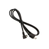 Powermaster 1 Metre Mini USB 5 Pin L Tipi 90 Derece Açılı Şarj ve Veri Kablosu