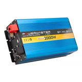 Powermaster 12 Volt 2000 Watt Pure Sinüs Wave İnverter